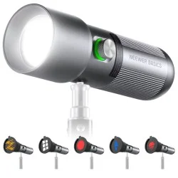 Neewer BASICS  FL10 10W LED PHOTOGRAPHY FLASHLIGHT _ silver